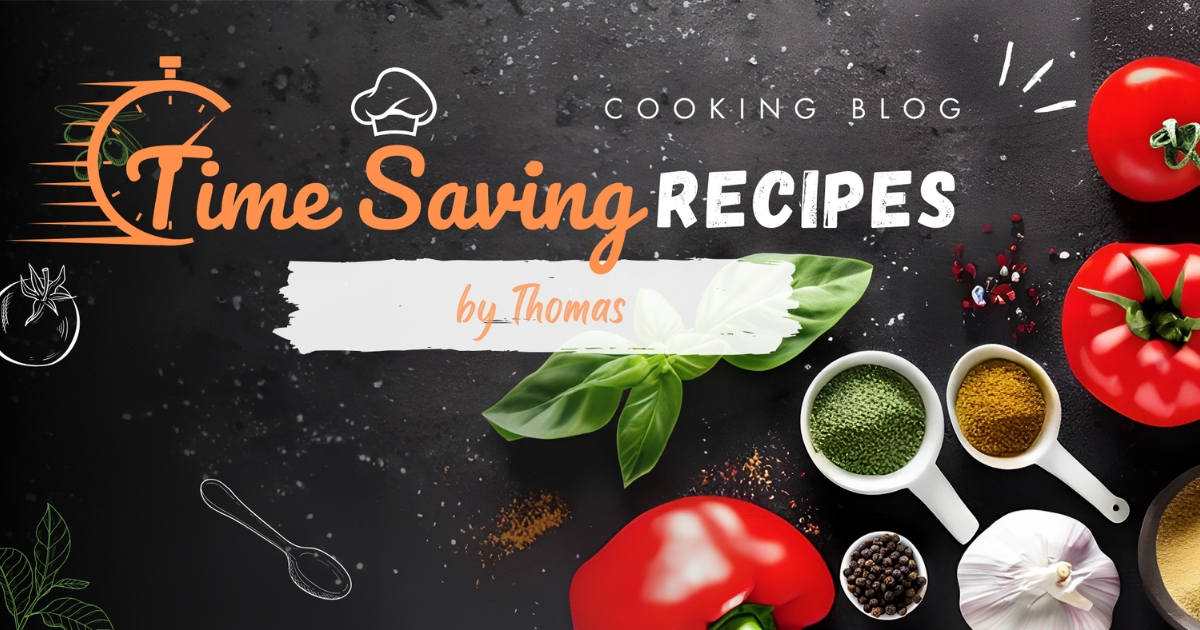 Variety of colorful time-saving meals on kitchen counter